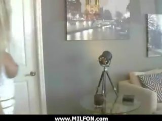 Big-breasted hot to trot milf's bedroom seduction 4