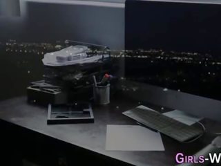 Lezbické hottie fingered
