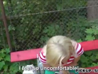 Blondie Eurobabe Nesty public fucking