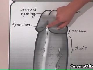 Bewitching Penny Flame showing how a big dick