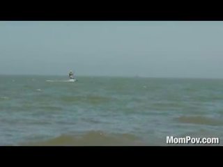 丰满的 strumpet 摩洛伊斯兰解放阵线 在 该 海滩