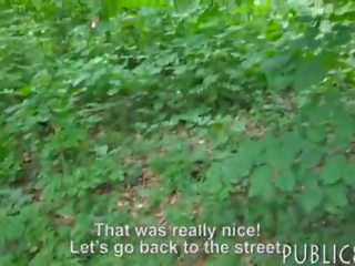 Tight Czech honey flashes tits and banged