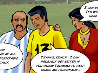 Velamma episode 43 : enchanting assistant coach velamma