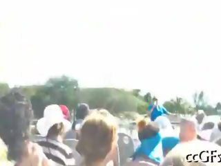 Skillful legal age damsel cannot stop riding