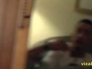 Real GF having wild xxx video with her new darling voyeur