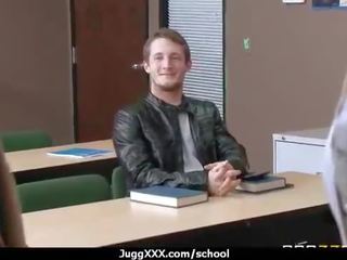 Cute and playful adolescent fucks her teacher in class 16