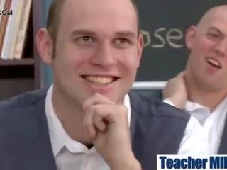 (karlee grey) Busty Teacher Bang In exceptional xxx film Scene With Student video-11