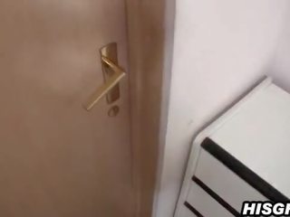 Loni evans showers and sucks pecker