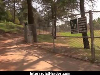 Lady gets punished by a huge black dick 29