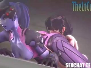 Overwatch sfm 該 很 最好的 widowmaker 臟 夾