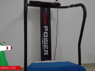 的陰戶 吸吮 向上 一 健身房 機