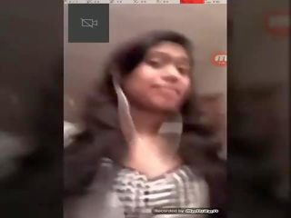 इंडियन टीन कॉलेज युवा महिला पर वीडियो पुकार - wowmoyback