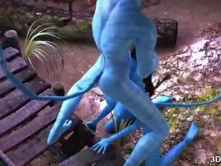 Avatar diva göte sikişmek fucked by huge blue gotak