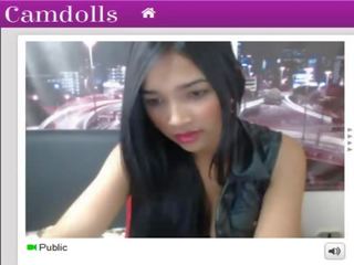 LittleBarbie - Latin model showing her nice boobs on webcam