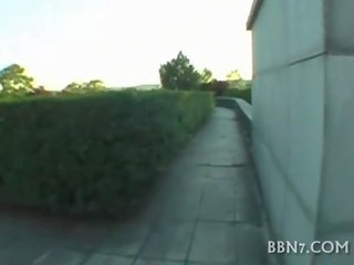 Adult movie public outdoor