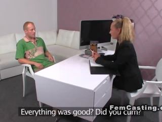 Limp manhood juvenile fucks female agent