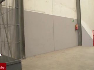She stops the thief and opens it a sexual interrogation