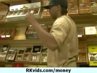 Streetwalker gets payed and tape for porn 14