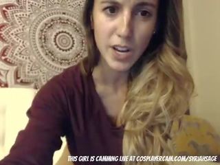 Hula hoop adolescent streaming on cam