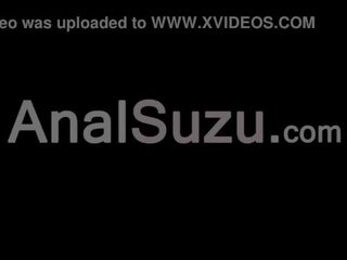 Toys and stretched anus from asian