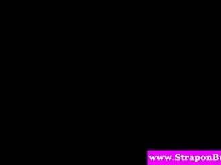 Strapon CFNM pegging dude