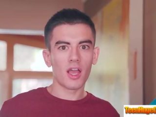 (karlie брукс) підліток еліта леді вибух на камера з величезний неймовірно величезний хуй жеребець clip-17