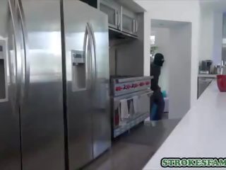 Beautiful stepdaughter fucked by her stepdad while role playing