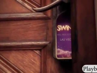 Bunch of lascivious swingers agzyna bermek x rated clip and sikiş in red room