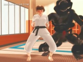 Karate хентай молодий жінка відстій monsters великий джонсон