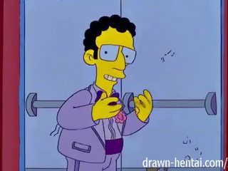 Simpsons - marge and artie afterparty