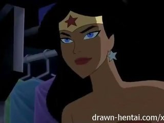 Justice league hentai - dva holky pro batman člen