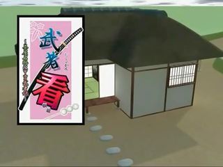 Anime slurps her twat juices masturbating