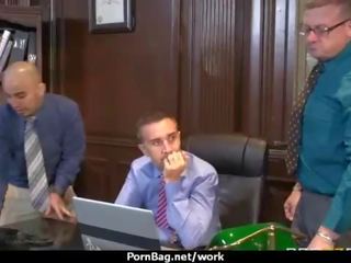 Busty beauty Fucking Her Boss In The Office 1