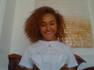 Www.TeenieCam.xyz | Black stunner Webcam Tease