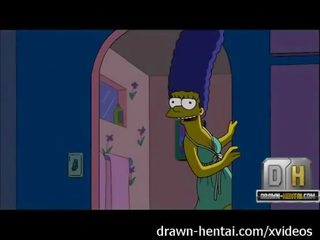 Simpsons 臟 視頻 - 成人 電影 夜晚