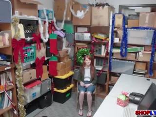 Redhead thief krystal orchid got her burungpun fucked