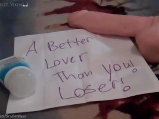 Busty diva scarletvixen ignores & mocks you&comma; loser&period;