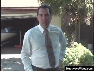 Old darling fucks in backyard by the pool