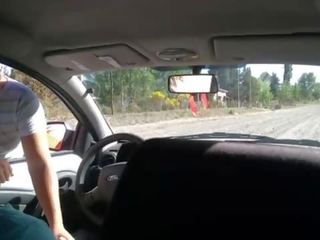 Joven desconocida 我 masturba 恩 mi 汽车 恩 啦 calle