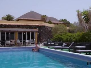 B&period; babe loves fuck in the pool