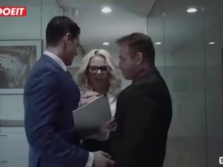 Letsdoeit - corporate jenter scam deres sjef til føre ny virksomhet - del jeg &lpar;valentina nappi & karma rx&rpar;