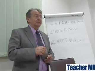 Sex clip In Class With Big Juggs excellent Teacher And Student video-18
