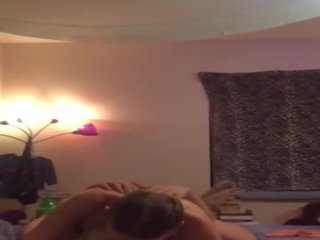 Bouncing my thick ass on his penis and face