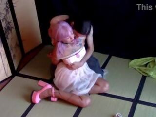 Sextape shibari with dolly&comma; teasing bondage pmv