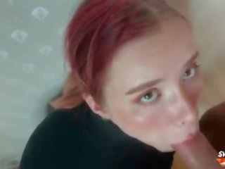 男人 facefuck&comma; 粗 的阴户 他妈的 的 obedient 红发 和 附带 上 奶