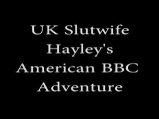 上 联合王国 护送 妻子 hayley 共享 同 美国人 英国广播公司