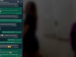WhatsApp chat with my cousin gets elite vid