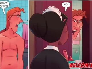 빌어 먹을 그만큼 거대한 maid&excl; mop 에 그만큼 maid&excl; 그만큼 못된 생기 만화