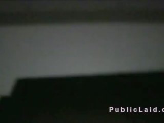 Hungarian sucks big member in public