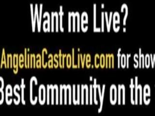 Sensational BBW Attorney Angelina Castro StrapOn Bangs Karen Fisher&excl;